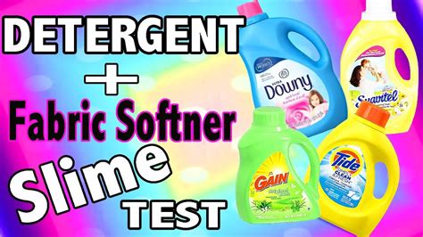 can laundry detergent be used as slime activator